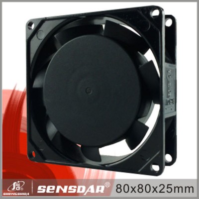 Dual Ball Bearing 8025 Ac Fan Panel Axial Small Exhaust Fan