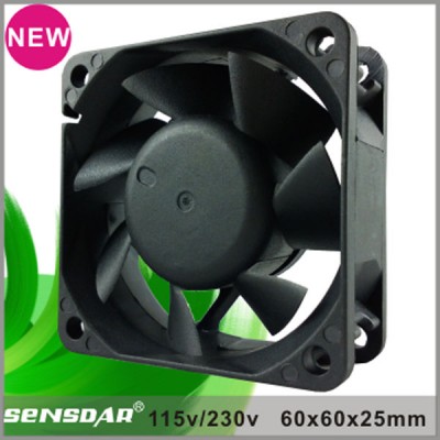 High performance NEW energy saving ac aixl small cooling fan 60*60*25mm 115v 230v