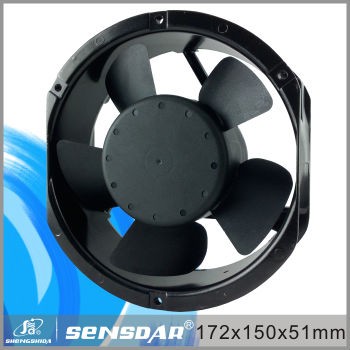 172x150x51mm Brushless DC Axial Fan 12v 24v 48v