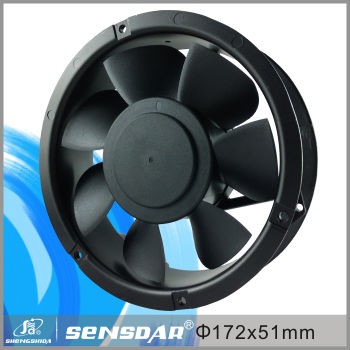 ROUND 172x51mm Brushless DC Axial Fan 12v 24v 48v 7 Blades