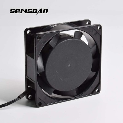 high performance 8025mm 110V 220V ac fan for Electronics